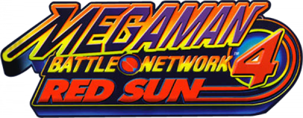 Mega Man Battle Network 4: Red Sun logo for GameBoy Advance