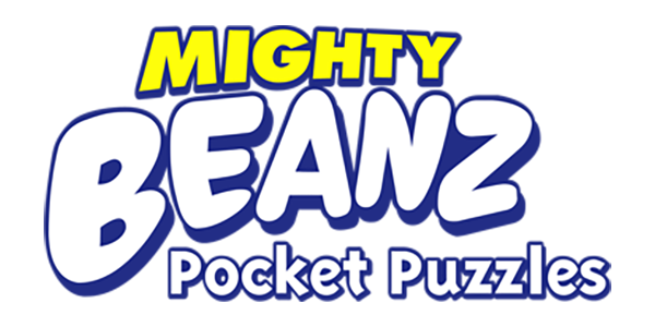 Mighty Beanz Pocket Puzzles logo for GameBoy Advance