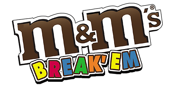 M&M's Break'Em logo for GameBoy Advance
