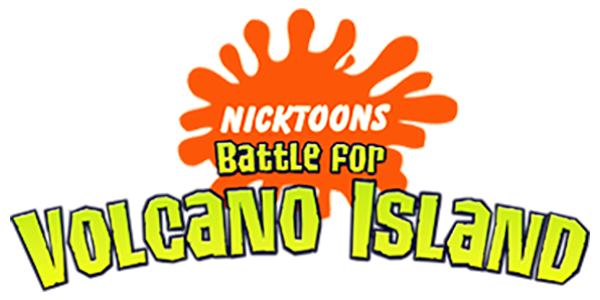 Nicktoons Battle for Volcano Island logo for GameBoy Advance