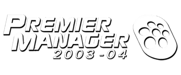 Premier Manager 2003-04 logo for GameBoy Advance