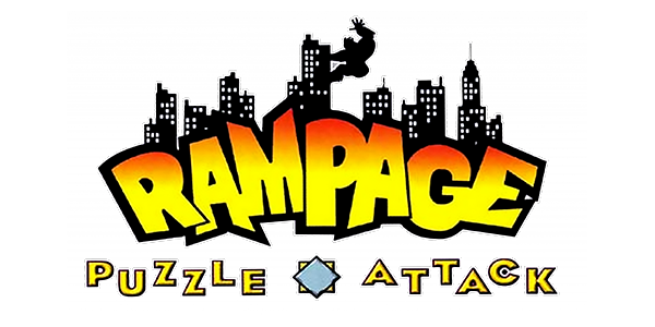 Rampage Puzzle Attack logo for GameBoy Advance