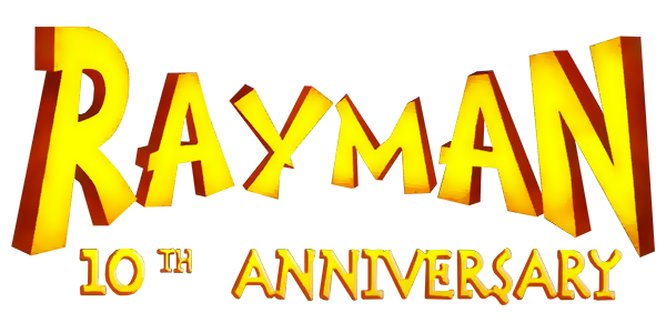 Rayman 10th Anniversary logo for GameBoy Advance
