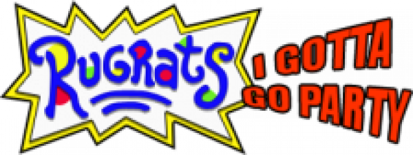 Rugrats I Gotta Go Party logo for GameBoy Advance