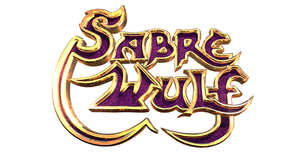 Sabre Wulf logo for GameBoy Advance