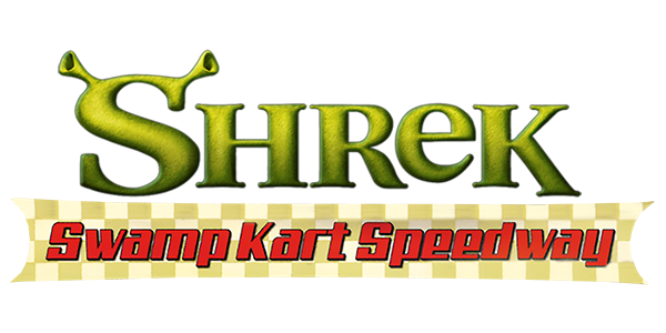 Shrek Swamp Kart Speedway logo for GameBoy Advance