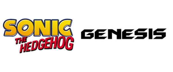 Sonic The Hedgehog Genesis logo for GameBoy Advance