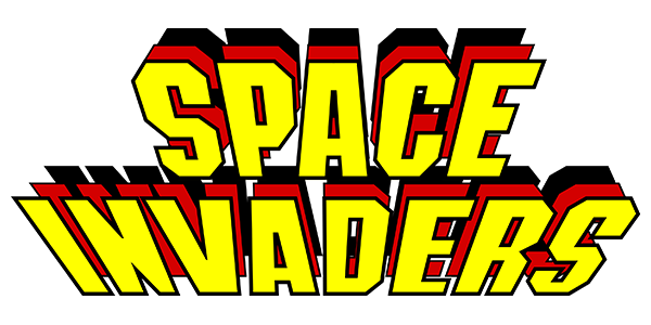 Space Invaders logo for GameBoy Advance