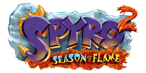 Spyro 2: Season of Flame logo for GameBoy Advance