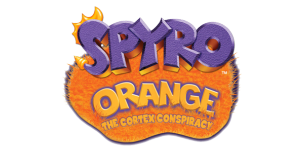 Spyro Orange The Cortex Conspiracy logo for GameBoy Advance