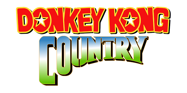 Super Donkey Kong logo for GameBoy Advance