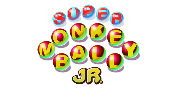 Super Monkey Ball Jr. logo for GameBoy Advance