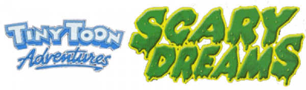Tiny Toon Adventures: Scary Dreams logo for GameBoy Advance