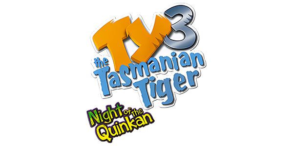 Ty the Tasmanian Tiger 3: Night of the Quinkan logo for GameBoy Advance