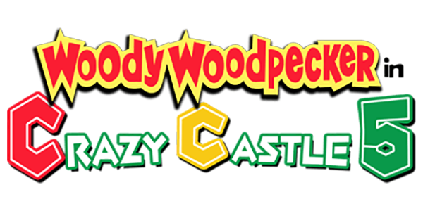 Woody Woodpecker in Crazy Castle 5 logo for GameBoy Advance