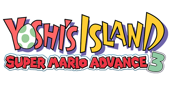 Yoshi's Island: Super Mario Advance 3 logo for GameBoy Advance