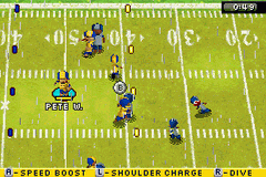 Backyard Football 2007 back cover for GameBoy Advance