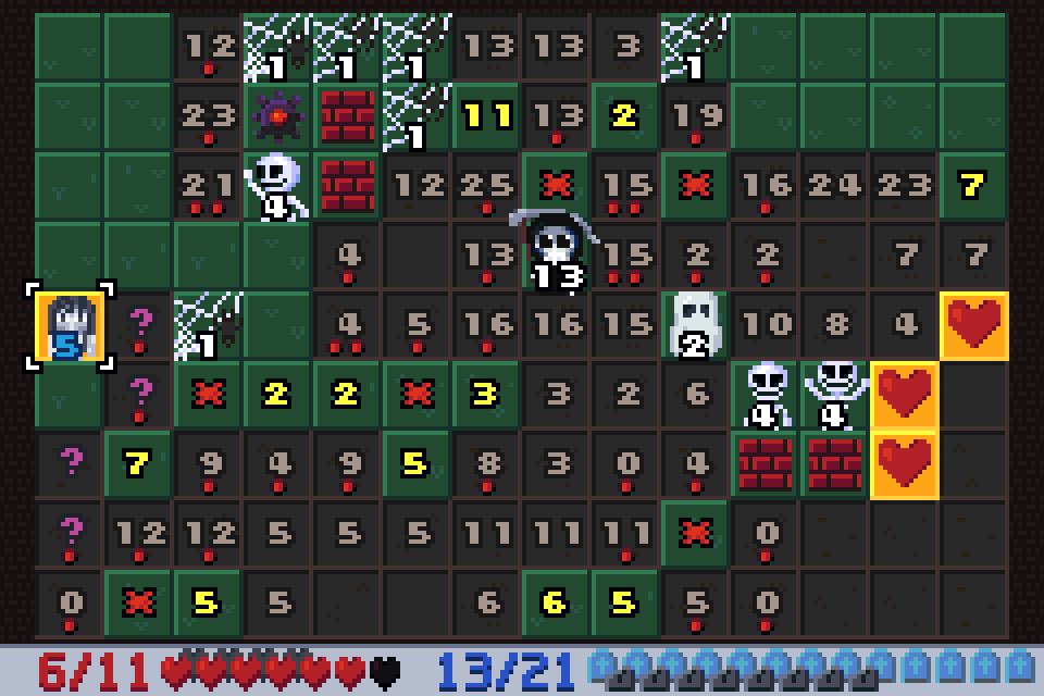 Crypt Sweeper screenshot 2 for GameBoy Advance