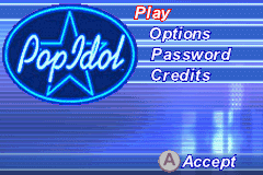 Deutschland Sucht Den Superstar title screen for GameBoy Advance