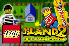 LEGO Island 2: The Brickster's Revenge title screen for GameBoy Advance
