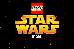 LEGO Star Wars [Bonus Figure] title screen for GameBoy Advance