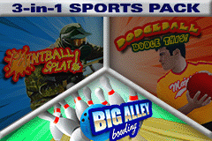 Majesco's Sport Pack title screen for GameBoy Advance