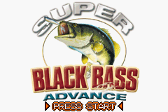 Super Black Bass Advance title screen for GameBoy Advance