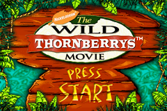 The Wild Thornberrys Movie title screen for GameBoy Advance