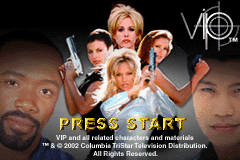 VIP title screen for GameBoy Advance