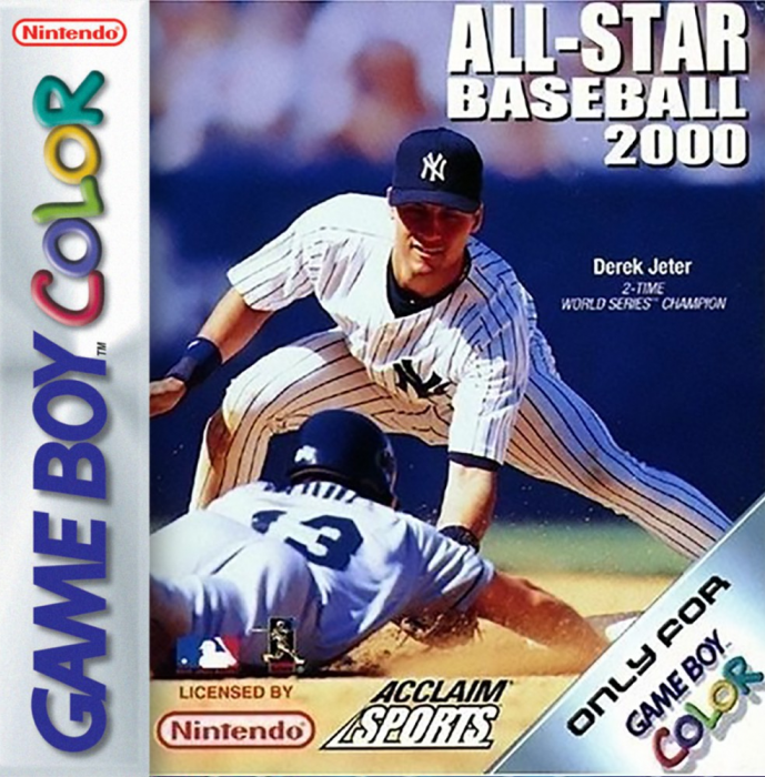 All-Star Baseball 2000 box art for GameBoy Color
