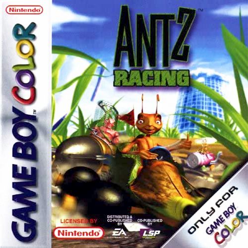 Antz Racing box art for GameBoy Color