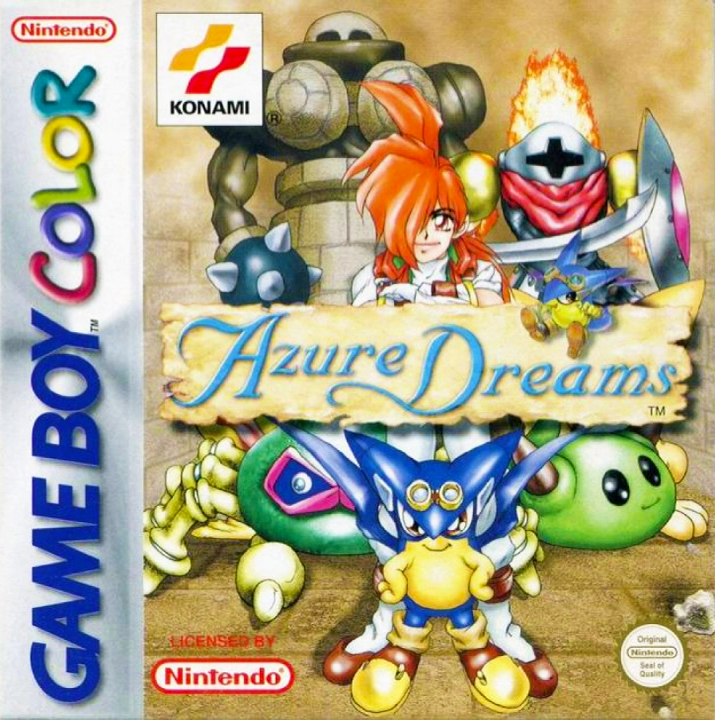 Azure Dreams box art for GameBoy Color