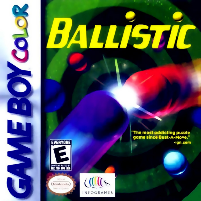 Ballistic box art for GameBoy Color