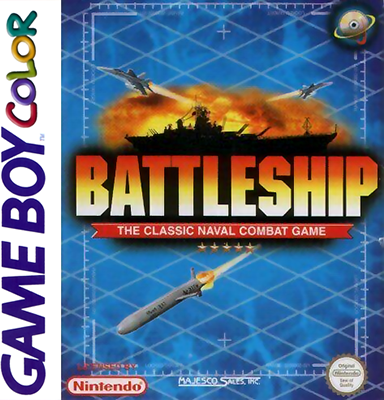 Battleship box art for GameBoy Color