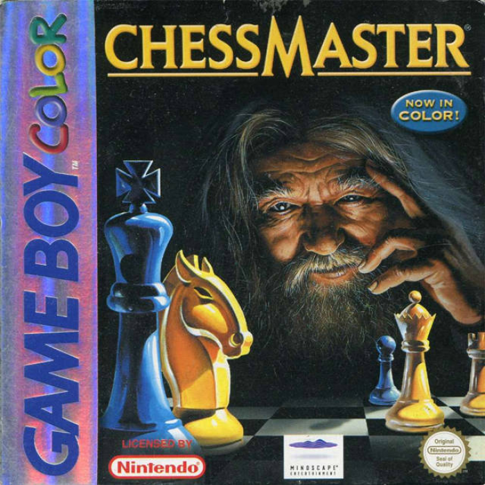 Chessmaster box art for GameBoy Color