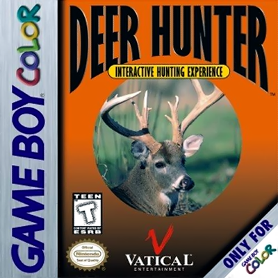 Deer Hunter box art for GameBoy Color