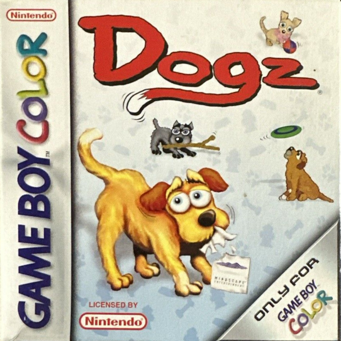 Dogz box art for GameBoy Color