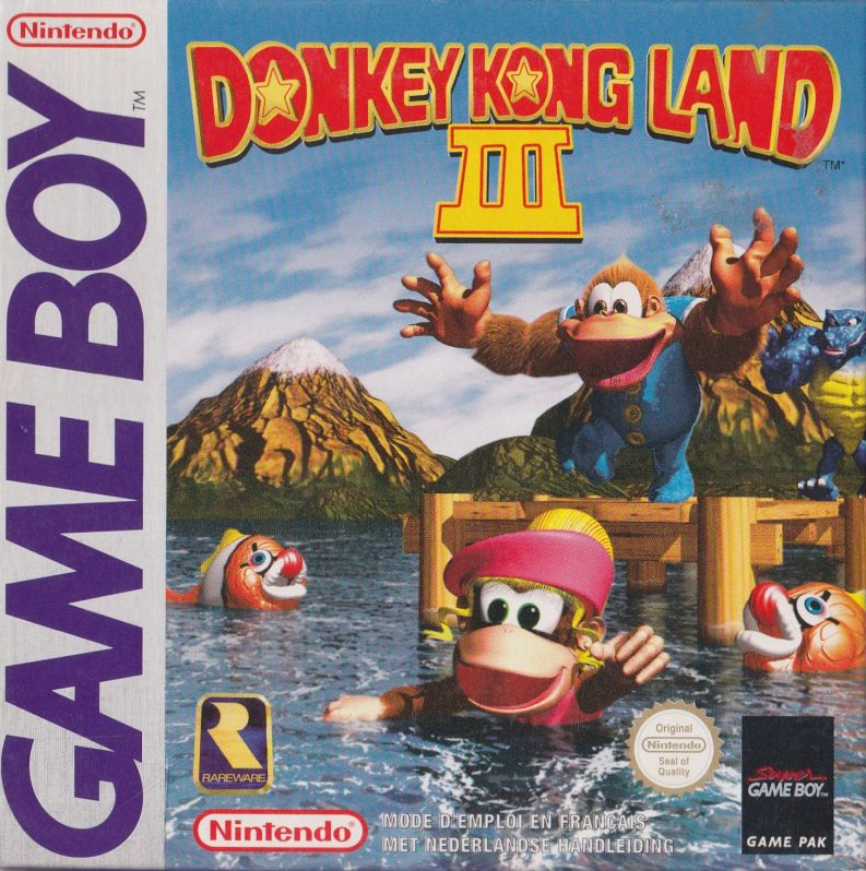 Donkey Kong Land III box art for GameBoy Color