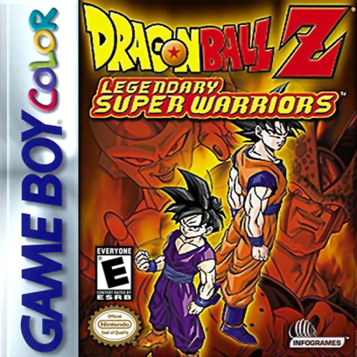 Dragon Ball Z Legendary Super Warriors box art for GameBoy Color
