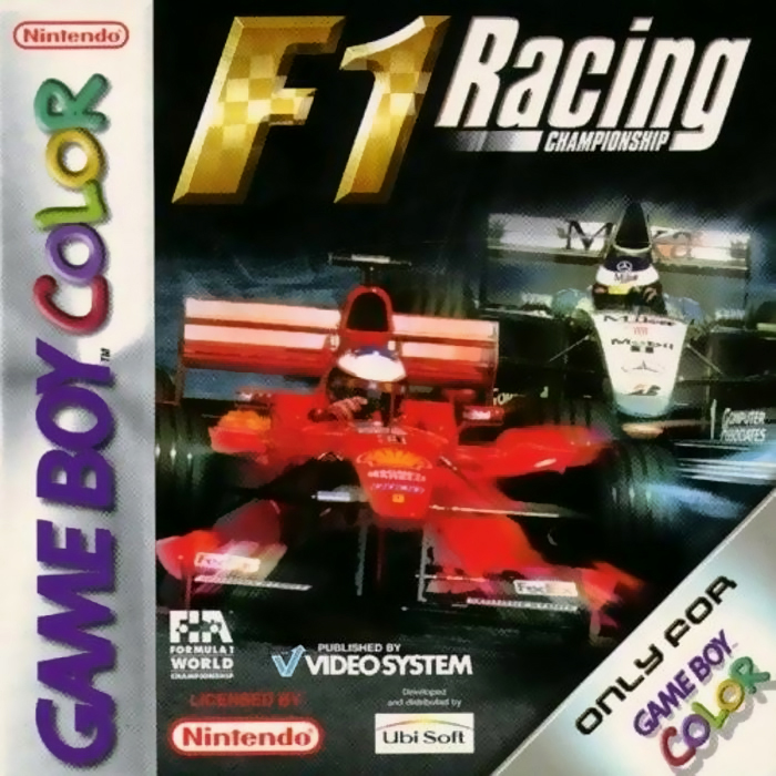 F1 Racing Championship box art for GameBoy Color