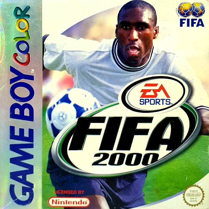 FIFA 2000 box art for GameBoy Color