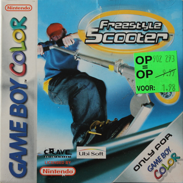 Freestyle Scooter box art for GameBoy Color