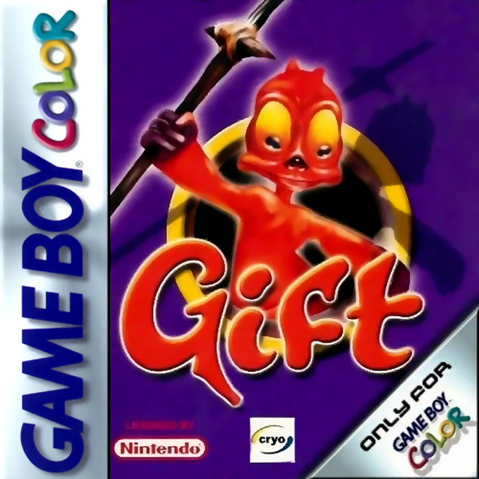 Gift box art for GameBoy Color
