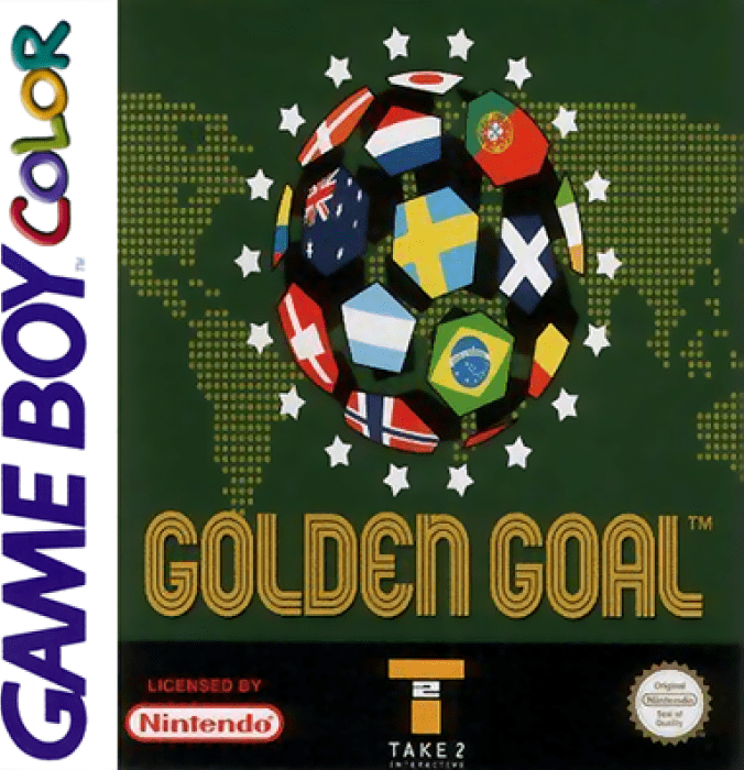 Golden Goal box art for GameBoy Color