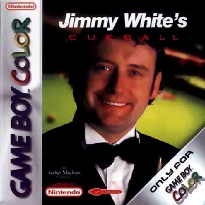 Jimmy White's Cue Ball box art for GameBoy Color