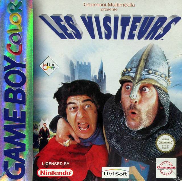 Les Visiteurs box art for GameBoy Color