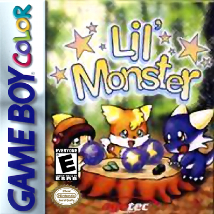 Lil Monster box art for GameBoy Color