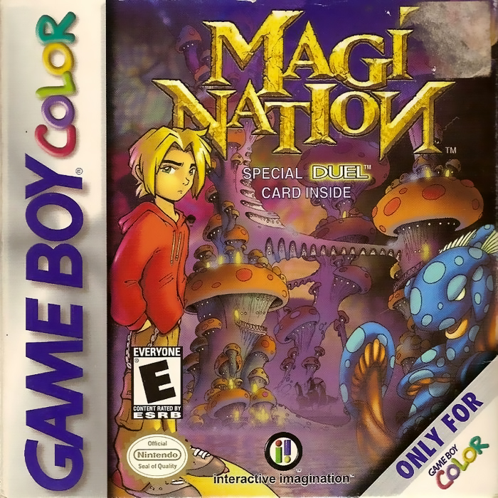 Magi-Nation box art for GameBoy Color