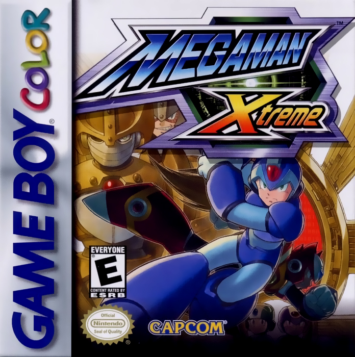 Mega Man Xtreme box art for GameBoy Color