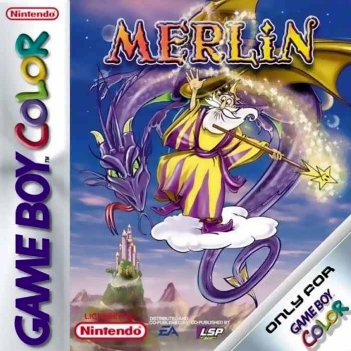 Merlin box art for GameBoy Color